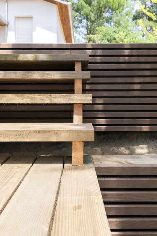 Matériaux bardage bois haut de gamme Pays Basque, Hossegor, WOOD SOLUTION